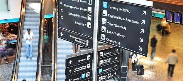 Indoor positioning solutions for passenger wayfinding and workforce tracking at airports